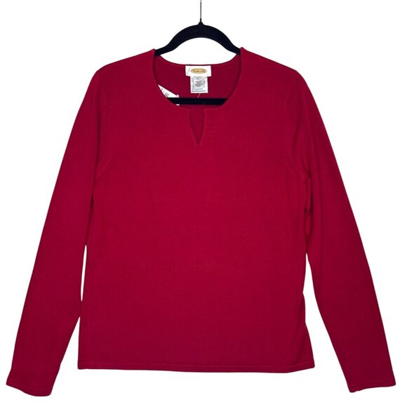 NWT Talbots Women's Long Sleeve Split Neck Sweater Top L Silk Blend- Lot of 3 - Picture 9 of 12